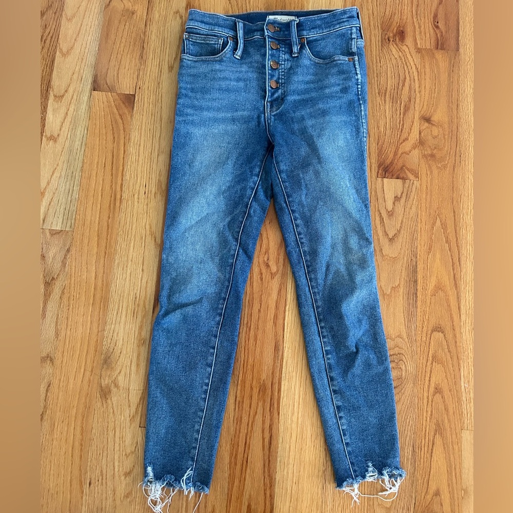 Madewell high-rise button jeans